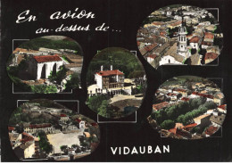 83 VIDAUBAN AM#DC1077 MULTI-VUES AERIENNES DE LA VILLE SA RIVIERE SON CAMPING SA PLAGE - Vidauban