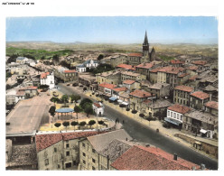 BH-BFP1-0027-81 - En Avion Au-dessus De PUYLAURENS - Avenue De Castres Et Promenade Du Ravelin - Puylaurens
