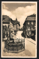 AK Bad Windsheim, Schöner Brunnen Mit Kegetstrasse - Bad Windsheim