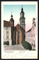 AK Windsheim, Ansicht Der Stadtkirche - Bad Windsheim