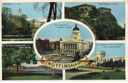 ROYAUME UNI #MK36098 NOTTINGHAM MULTI VUES CARTE SYSTEME - Nottingham