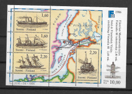 1986 MNH Finland Mi Block 2 Postfris** - Blocks & Sheetlets