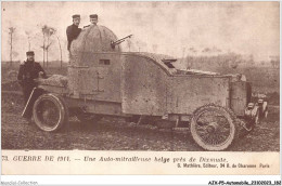 AJXP5-0570 - AUTOMOBILE - La Guerre 1914 - Une Auto-mitrailleuse Belge Pres De Dixmude - Trucks, Vans &  Lorries