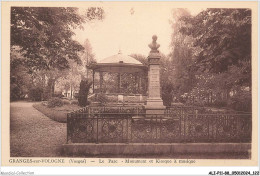 ALIP11-1082-88 - GRANGES-SUR-VOLOGNE - Le Parc - Monument Et Kiosque A Musique - Granges Sur Vologne