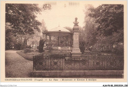 ALMP8-0780-88 - GRANGES-SUR-VOLOGNE - Vosges - Le Parc - Monument Et Kiosque à Musique - Granges Sur Vologne