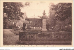 ALMP8-0783-88 - GRANGES-SUR-VOLOGNE - Vosges - Le Parc - Monument Et Kiosque à Musique - Granges Sur Vologne
