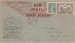 Canada Premier Vol 1935 PA  No 1 Et No 211 - Luftpost
