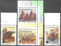 Luxembourg 2013 Bienfaisance Welfare Wohlfahrt Metier Artisanale Old Crafts Professions Mi.no. 1992-95 Used Oblitéré - Used Stamps