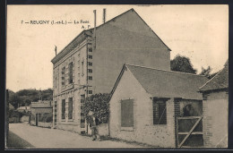 CPA Reugny /I.-et-L., La Poste - Reugny