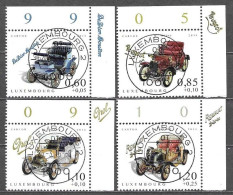 Luxembourg Luxemburg 2014 Bienfaisance Welfare Wohlfahrt Vintage Cars Voitures Anciennes Mi.no. 2022-25 Used Obliteré - Used Stamps