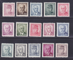 TCHECOSLOVAQUIE N°  403 à 417 Sauf 406a ** MNH Neufs Sans Charnière, B/TB (D1185) - 1945-47 - Ungebraucht
