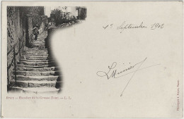 54 - B30836CPA - BRIEY - Escalier De La Grosse Tour - Carte Pionniere - Parfait état - MEURTHE-ET-MOSELLE - Briey