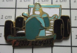816b Pin's Pins / Beau Et Rare / SPORTS / AUTOMOBILE F3000 LE MANS VOITURE VERTE ET BLEUE - Automovilismo - F1