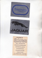 ADESIVI  :  TRIUMPH  +  JAGUAR - Automovilismo - F1