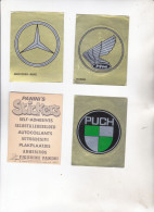 3  ADESIVI  :   MERCEDES BENZ  +  HONDA  +  PUCH - Automovilismo - F1