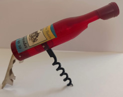 TIRE BOUCHON DECAPSULEUR MAGNET En Forme De Bouteille De VIN Rosé - Tire-Bouchons/Décapsuleurs