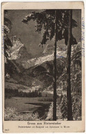 Gruss Aus Hinterstoder. Polsterluke Mit Hochpriel Und Spitzmauer Im Winter. - Hinterstoder