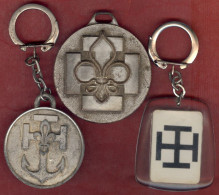 ** PORTE - CLEFS  SCOUTS  De  FRANCE  -  LE  HAVRE ** - Scouting