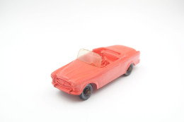 Vintage VINYL TOY CAR : Maker Tomte Lardal Stavanger Norway - Nr 10 Peugeot 403 Rare - 9cm - 1960 - Rubber - Other & Unclassified
