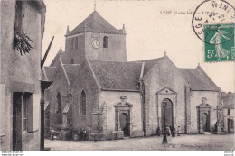 A9-44) LEGE - LOIRE - INFERIEURE - L ' EGLISE  - ANIMATION - HABITANTS - EN  1913 - Legé