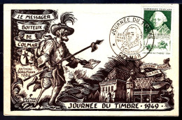 FÊTE DU TIMBRE 1949 - COLMAR - CHOISEUL - LE MESSAGER BOITEUX DE COLMAR - ....-1949