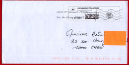 2024 - Vignette De Guichet - Lettre Service Plus - Courrier Suivi - Lettres & Documents