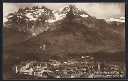 AK Adelboden, Ortsansicht Mit Gross Lohner - Adelboden
