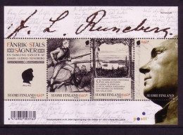 FINNLAND BLOCK 32 POSTFRISCH(MINT) JOHAN LUDVIG RUNEBERG - Blocks & Sheetlets