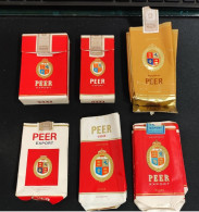 Peer Kristinus Pacchetti Sigarette Vintage Vuoti - Empty Cigarettes Boxes