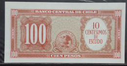 Chile.   100pesos . Pick 127 - Cile