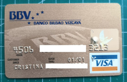PUERTO RICO CREDIT CARD BBV BANK 1998-08 - Credit Cards (Exp. Date Min. 10 Years)