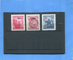 YOUGOSLAVIE- Série -poste AérienneN°24-6***neuf Présenté Recto Verso Sans Charnière-Cote 37.50 Euros En 2012 - Airmail