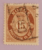 NORVEGE  YT 51 OBLITERE  ANNEES 1894/1907 - Gebruikt
