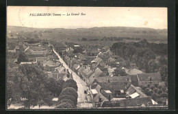 CPA Villeblevin, La Grand` Rue - Villeblevin