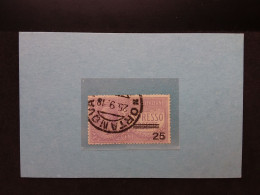 REGNO - Espresso N. 3 Timbrato - Valore Sassone 200 Euro + Spese Postali - Express Mail