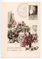 France 1948 FDC Postcard - Soissons; Scott B223 - Stamp Day / Etienne Arago - ....-1949