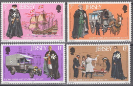 Jersey 175-178 MNH St. John Ambulance Horse Ambulance Zayix Stamps 042922-SM43M - Unclassified