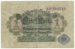 Germany ( Weimar Republic ) - 1 Mark - 12.8.1914 ( 1920 ) - Pick: 52 - Darlehenskassenschein - 1 Mark