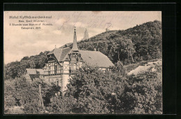 AK Rossla / Kyffh., Hotel Kyffhäuserdenkmal, Bes. Emil Richter - Kyffhäuser