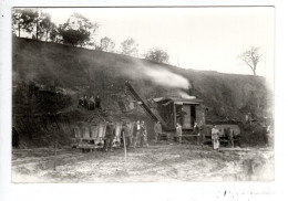 Nogaro  , Carte Photo Carrière D'argile , Dos Vierge - Nogaro
