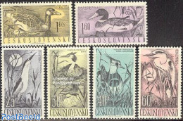 Czechoslovkia 1960 Water Birds 6v, Mint NH, Nature - Birds - Ducks - Geese - Sonstige & Ohne Zuordnung