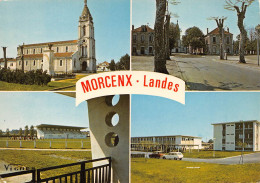 MORCENX L'église, Les écoles, Le Stade , Le C.E.T. 7 (scan Recto Verso)MH2957 - Morcenx