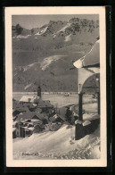 AK Andermatt, Ortspartie Im Schnee - Andermatt