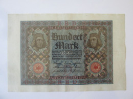 Germany 100 Mark 1920 Berlin Banknote AUNC - 20 Mark