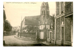 CPA  91 : BRIIS Sous FORGES   église    A  VOIR  !!!!!!! - Briis-sous-Forges