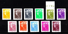 208 / 218 - Marianne De Beaujard - Série Complète AA 11 Valeurs - Neufs N** - Très Beaux - Cote 62 € - Unused Stamps