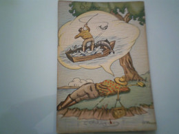 Cartolina Umoristica "Sogno" - Angelsport