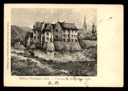 57 - FENETRANGE - GRAVURE - LE CHATEAU EN 1571 - Fénétrange
