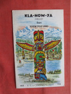 Totem Pole Kla-How-Ya  B/C. 1958    Ref 6568 - Native Americans
