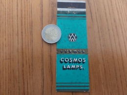 Pochette D'allumettes ANGLETERRE "COSMOS LAMPS" (ampoule) - Boites D'allumettes
